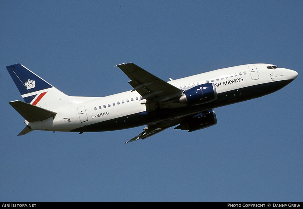 Aircraft Photo of G-MSKC | Boeing 737-5L9 | British Airways | AirHistory.net #252861