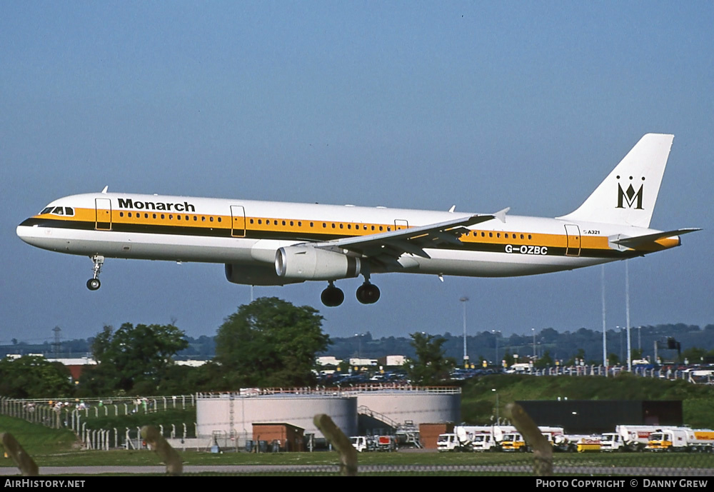 Aircraft Photo of G-OZBC | Airbus A321-231 | Monarch Airlines | AirHistory.net #252864