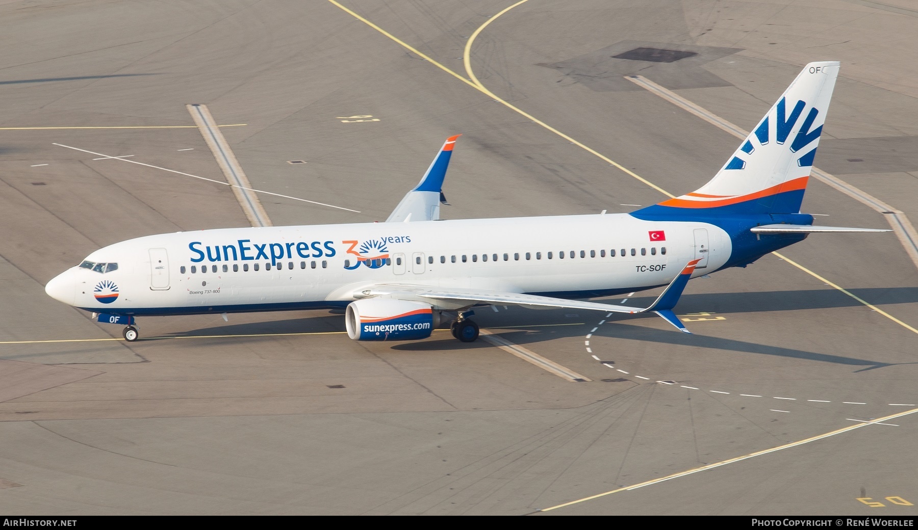 Aircraft Photo of TC-SOF | Boeing 737-800 | SunExpress | AirHistory.net #252880