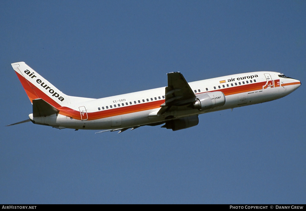 Aircraft Photo of EC-GBN | Boeing 737-4Y0 | Air Europa | AirHistory.net #252883