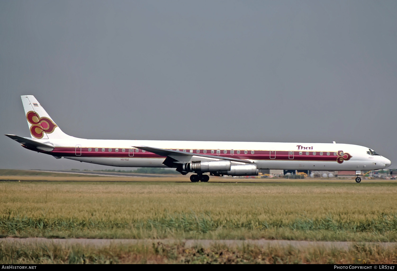 Aircraft Photo of HS-TGZ | McDonnell Douglas DC-8-63 | Thai Airways International | AirHistory.net #252886