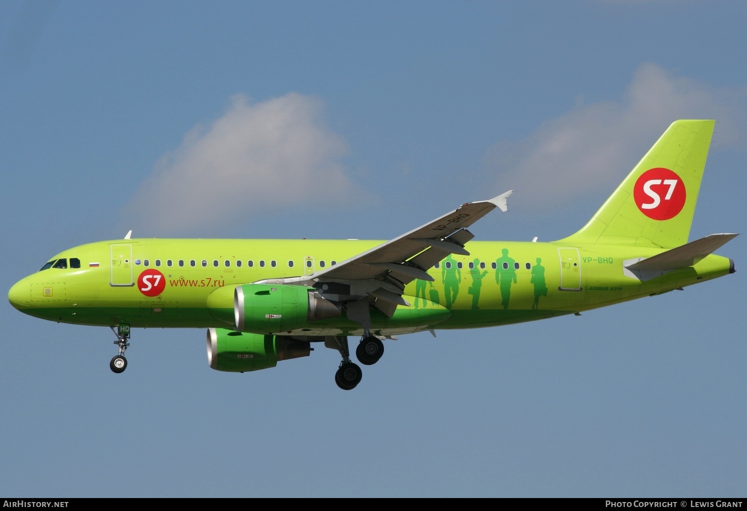 Aircraft Photo of VP-BHQ | Airbus A319-114 | S7 Airlines | AirHistory.net #252899