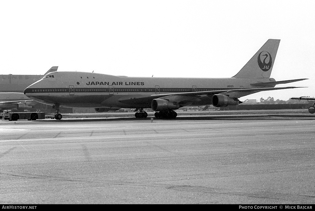 Aircraft Photo of JA8105 | Boeing 747-246B | Japan Air Lines - JAL | AirHistory.net #252908