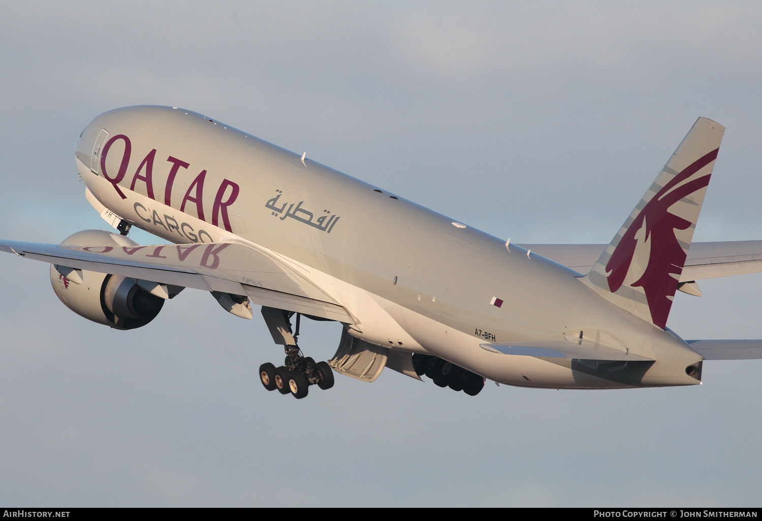 Aircraft Photo Of A7 Bfh Boeing 777 Fdz Qatar Airways Cargo