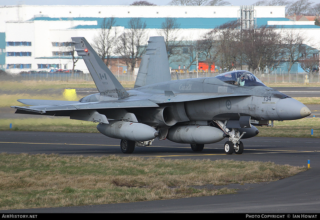 Aircraft Photo of 188734 | McDonnell Douglas CF-188 Hornet | Canada - Air Force | AirHistory.net #252935