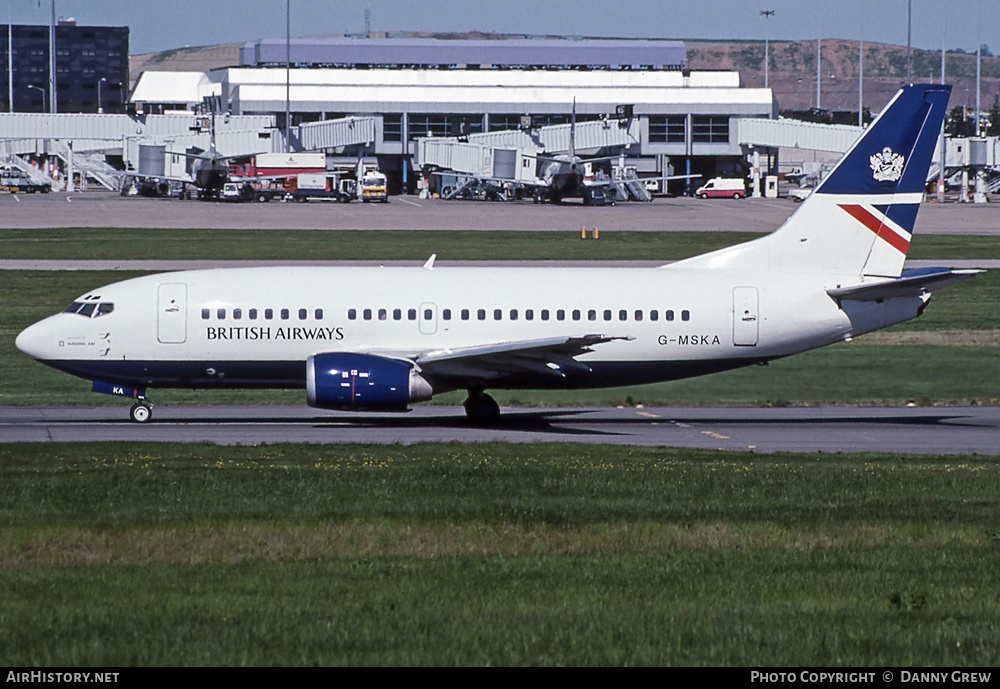 Aircraft Photo of G-MSKA | Boeing 737-5L9 | British Airways | AirHistory.net #252939