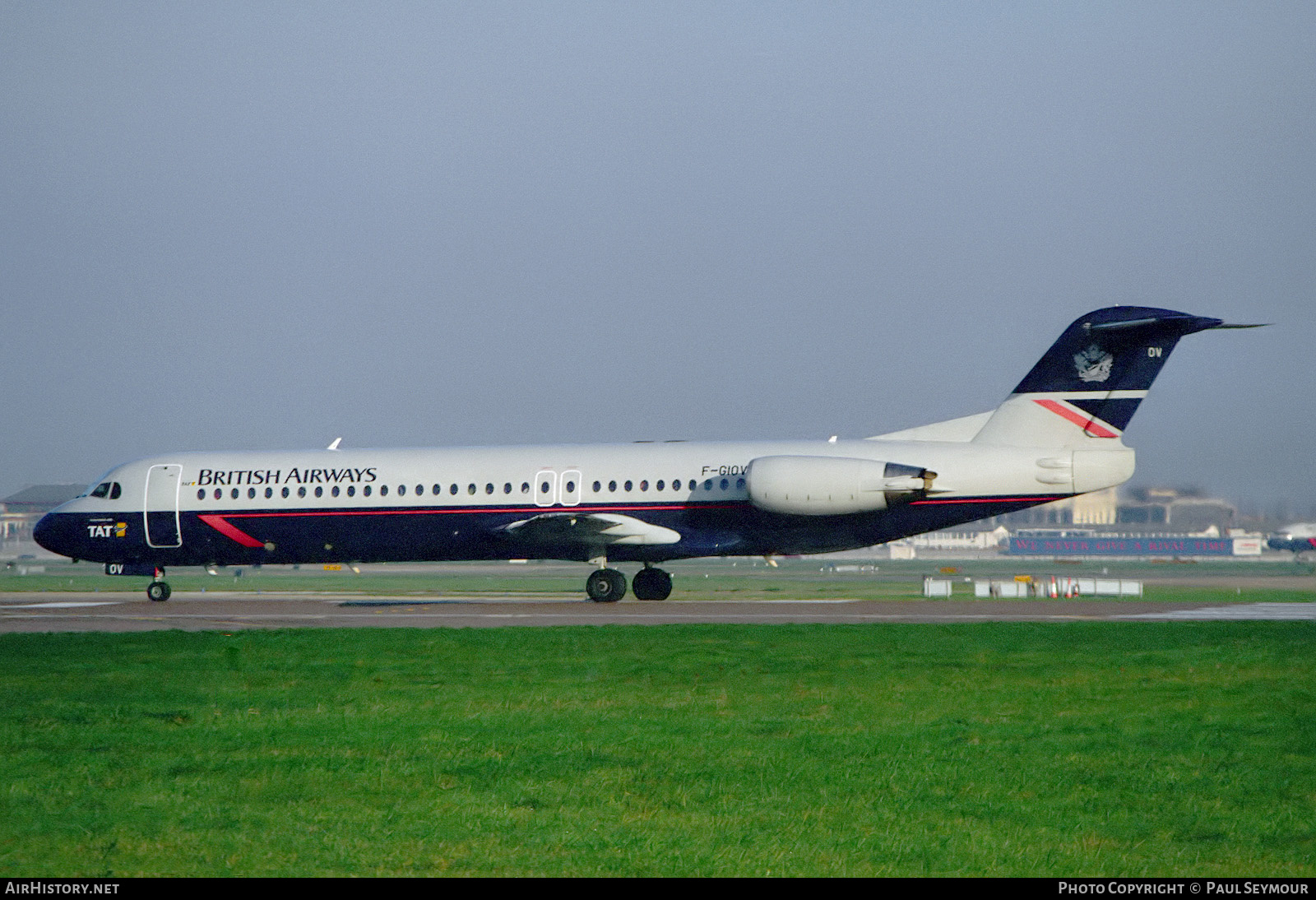 Aircraft Photo of F-GIOV | Fokker 100 (F28-0100) | British Airways | AirHistory.net #252965