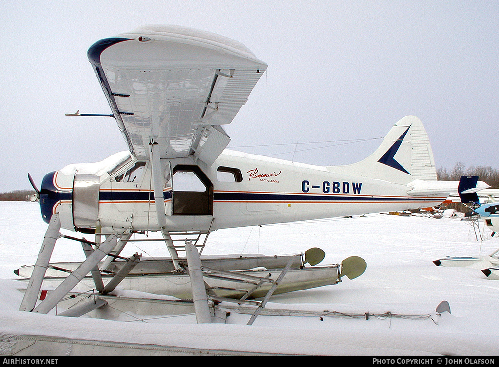 Aircraft Photo of C-GBDW | De Havilland Canada DHC-2 Beaver Mk.1 | Plummer's Arctic Lodges | AirHistory.net #252972