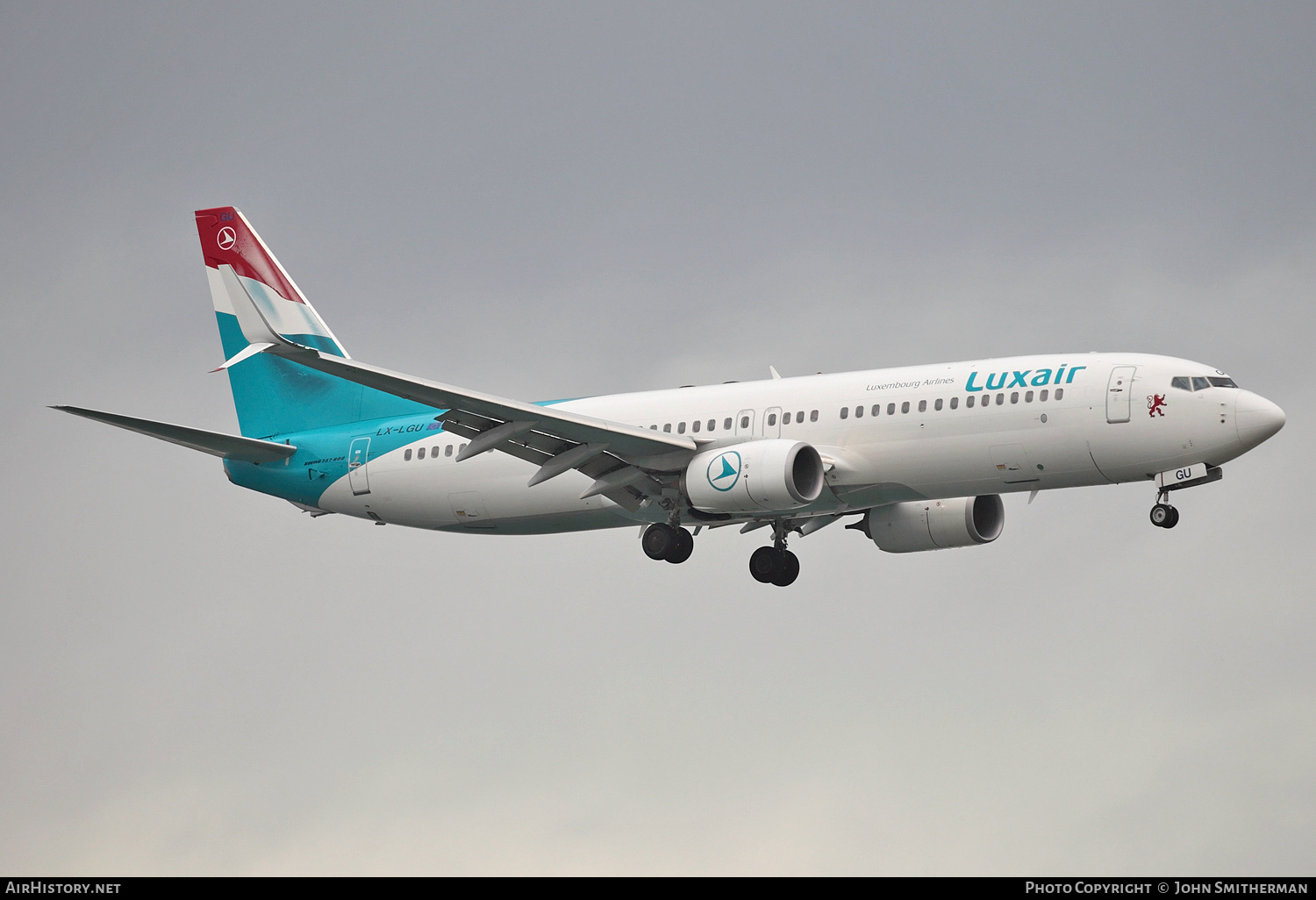Aircraft Photo of LX-LGU | Boeing 737-8C9 | Luxair | AirHistory.net #252982
