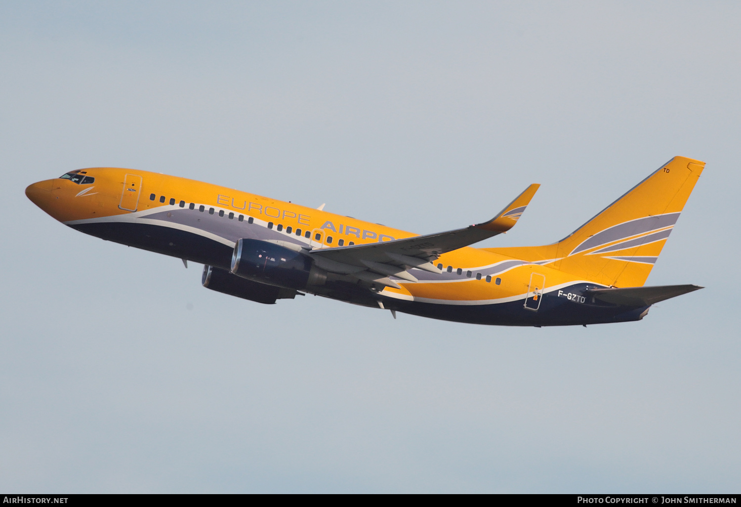 Aircraft Photo of F-GZTD | Boeing 737-73V | ASL Airlines | AirHistory.net #252996