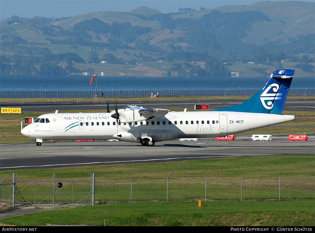 Aircraft Photo of ZK-MCP | ATR ATR-72-500 (ATR-72-212A) | Air New Zealand Link | AirHistory.net #253002