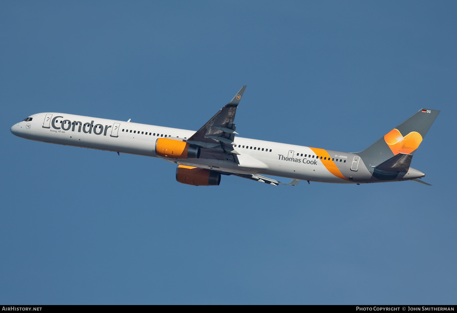 Aircraft Photo of D-ABOG | Boeing 757-330 | Condor Flugdienst | AirHistory.net #253003