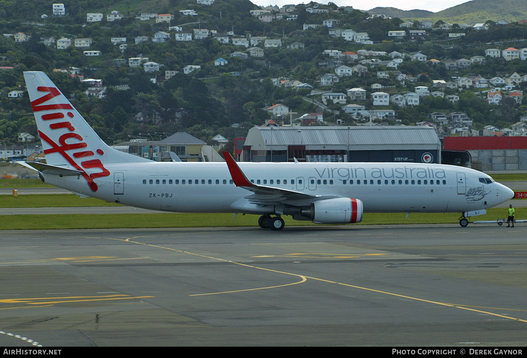 Aircraft Photo of ZK-PBJ | Boeing 737-8FE | Virgin Australia Airlines | AirHistory.net #253005