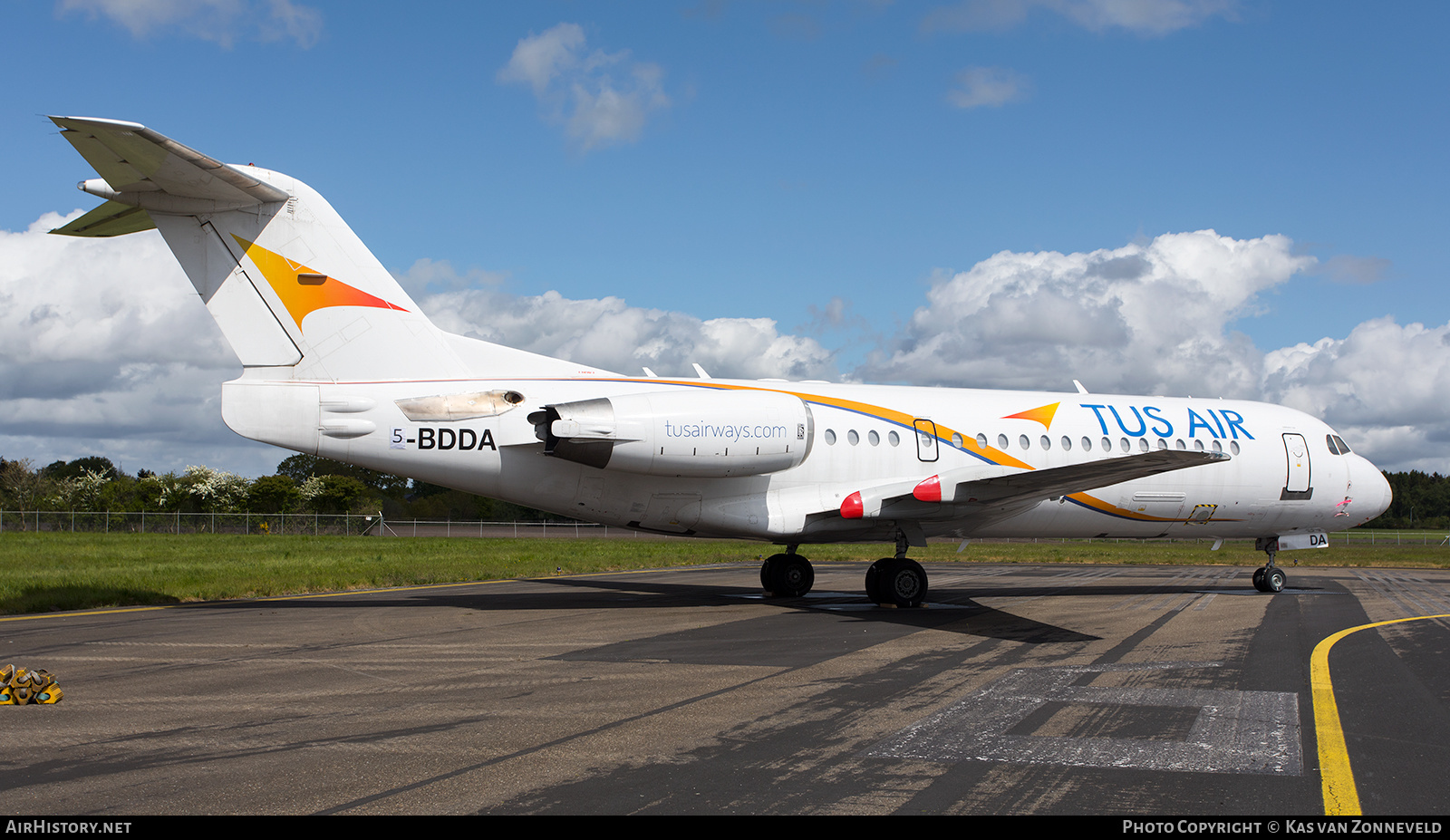 Aircraft Photo of 5-BDDA | Fokker 70 (F28-0070) | Tus Airways | AirHistory.net #253007