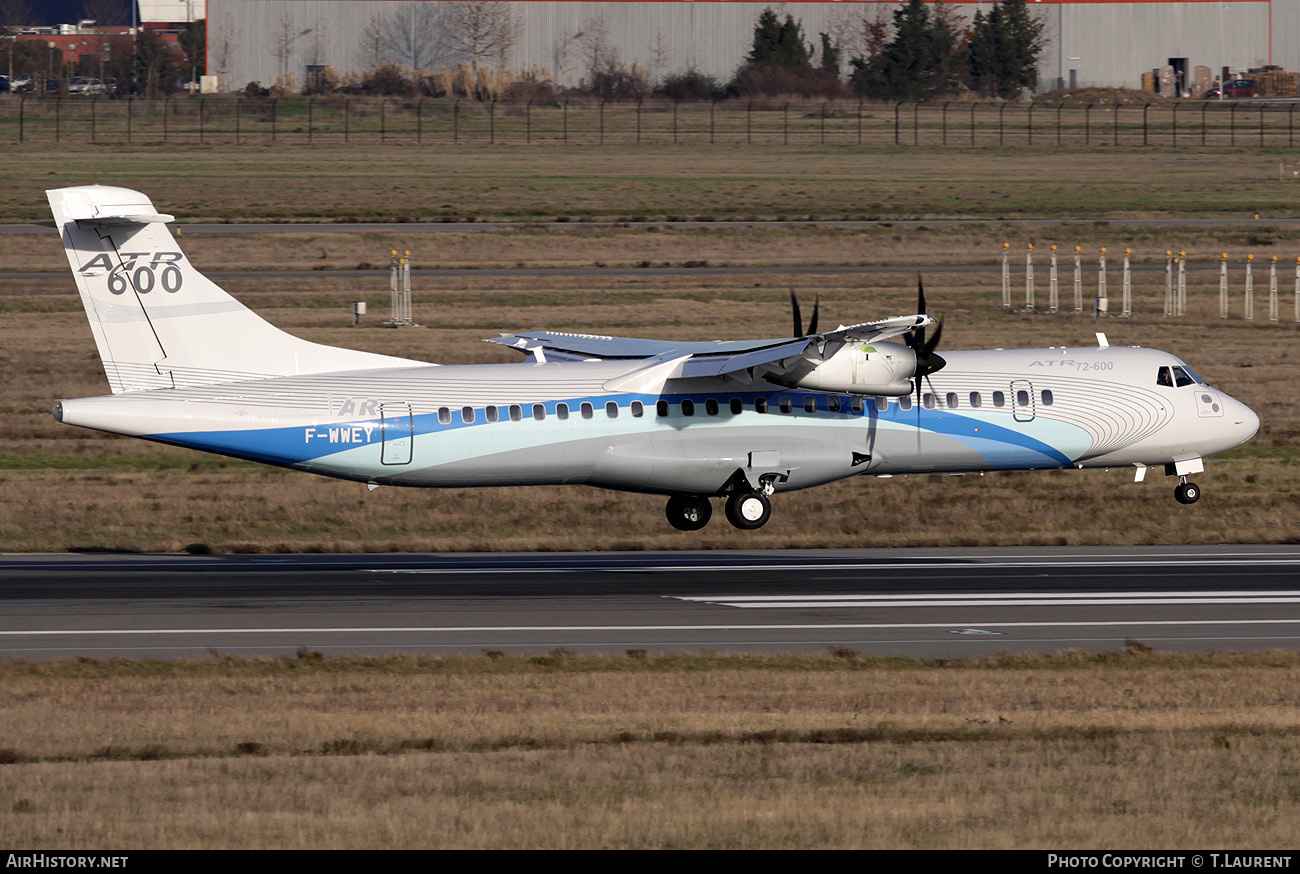 Aircraft Photo of F-WWEY | ATR ATR-72-600 (ATR-72-212A) | ATR | AirHistory.net #253029
