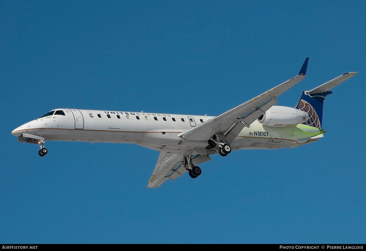 Aircraft Photo of N18101 | Embraer ERJ-145XR (EMB-145XR) | United Express | AirHistory.net #253050