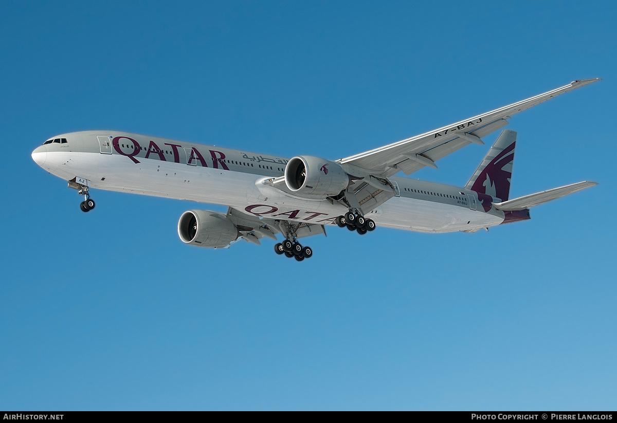 Aircraft Photo of A7-BAJ | Boeing 777-3DZ/ER | Qatar Airways | AirHistory.net #253053