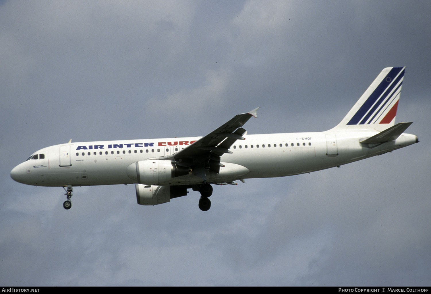 Aircraft Photo of F-GHQI | Airbus A320-211 | Air Inter Europe | AirHistory.net #253134