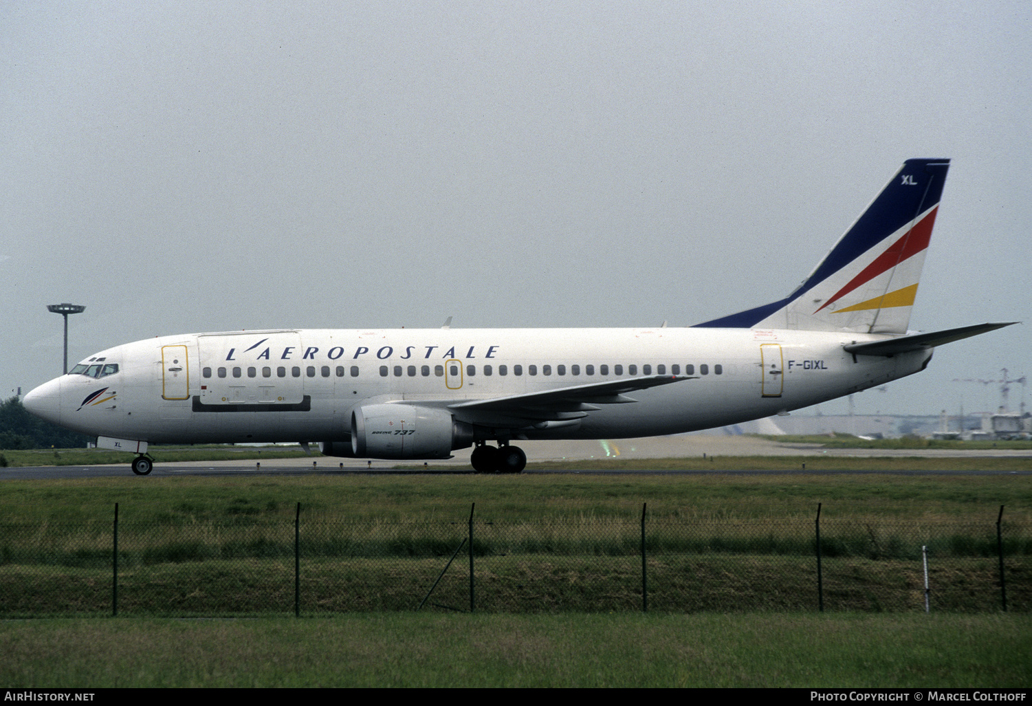 Aircraft Photo of F-GIXL | Boeing 737-348(QC) | L'Aeropostale | AirHistory.net #253161