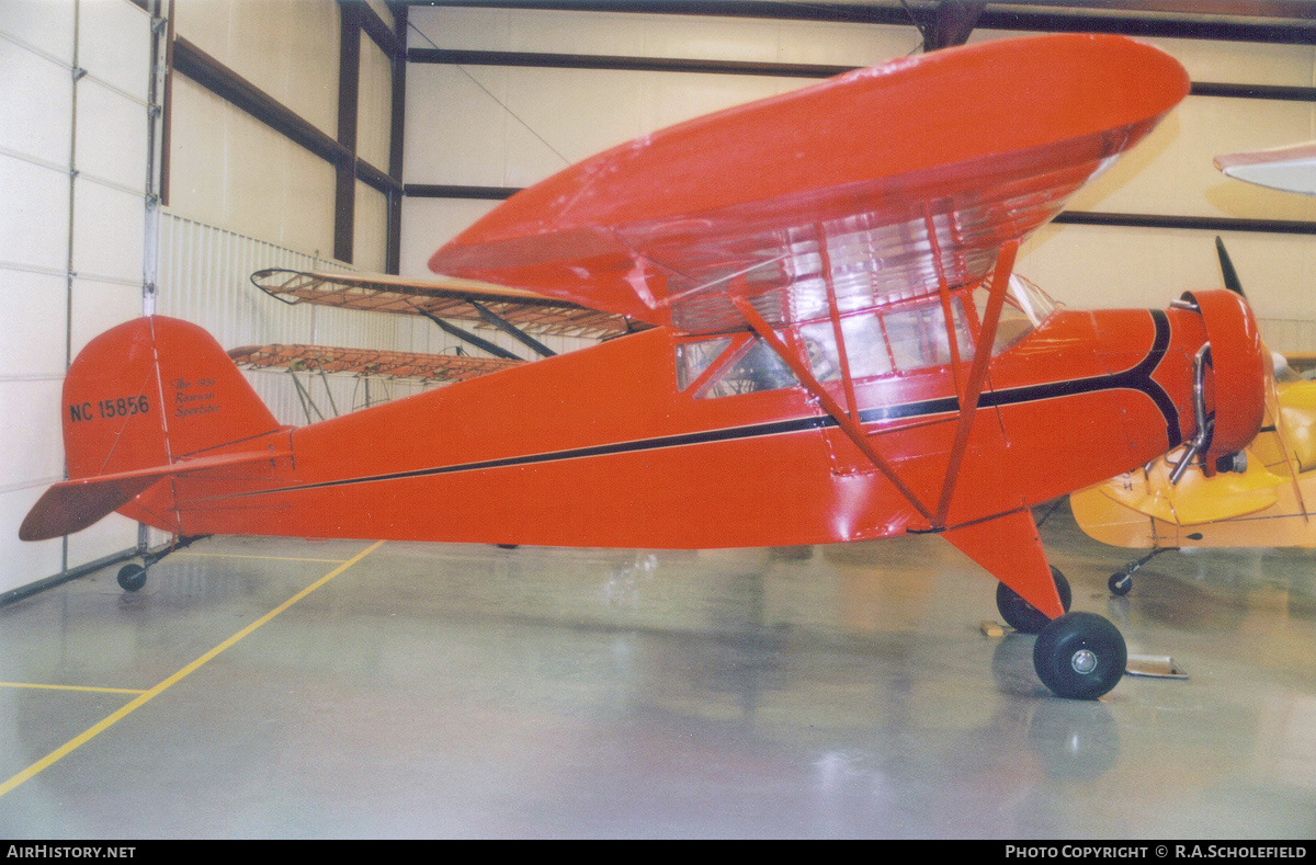 Aircraft Photo of N15856 / NC15856 | Rearwin 7000 Sportster | AirHistory.net #253168