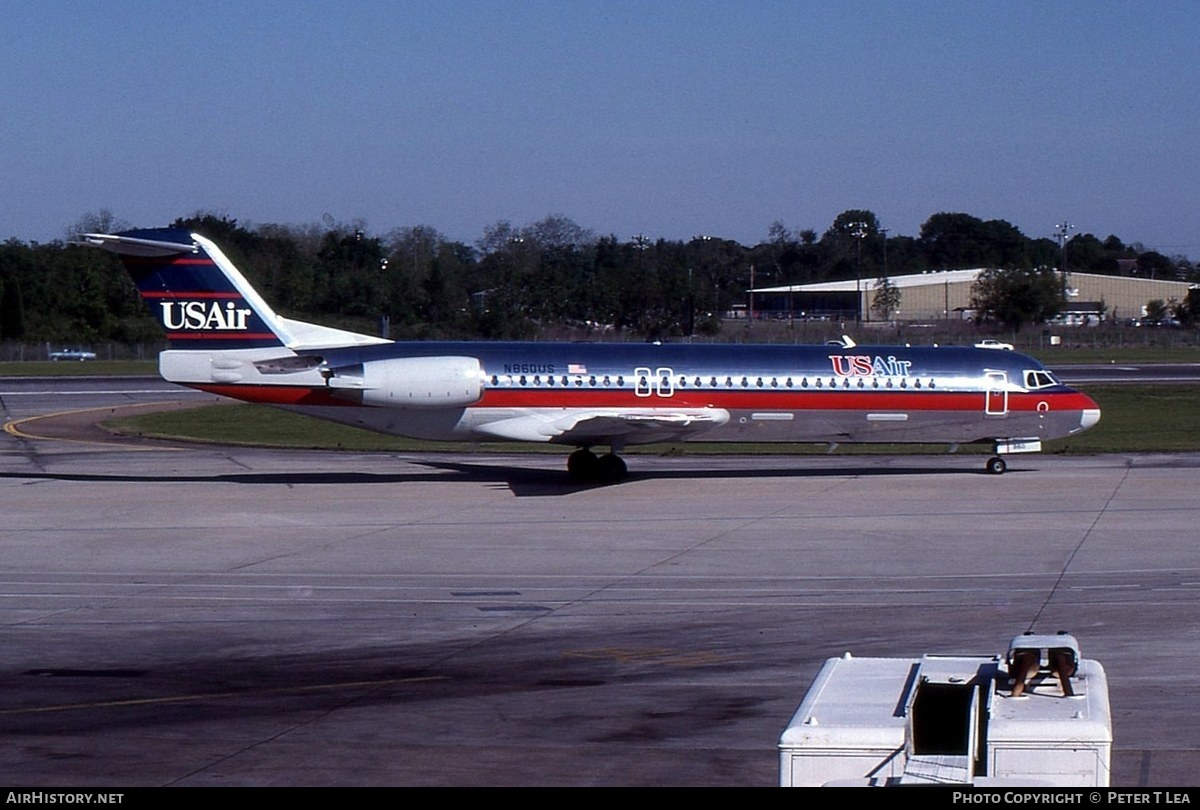 Aircraft Photo of N860US | Fokker 100 (F28-0100) | USAir | AirHistory.net #253181