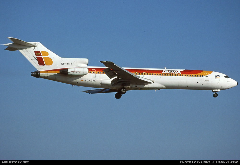 Aircraft Photo of EC-CFK | Boeing 727-256/Adv | Iberia | AirHistory.net #253182