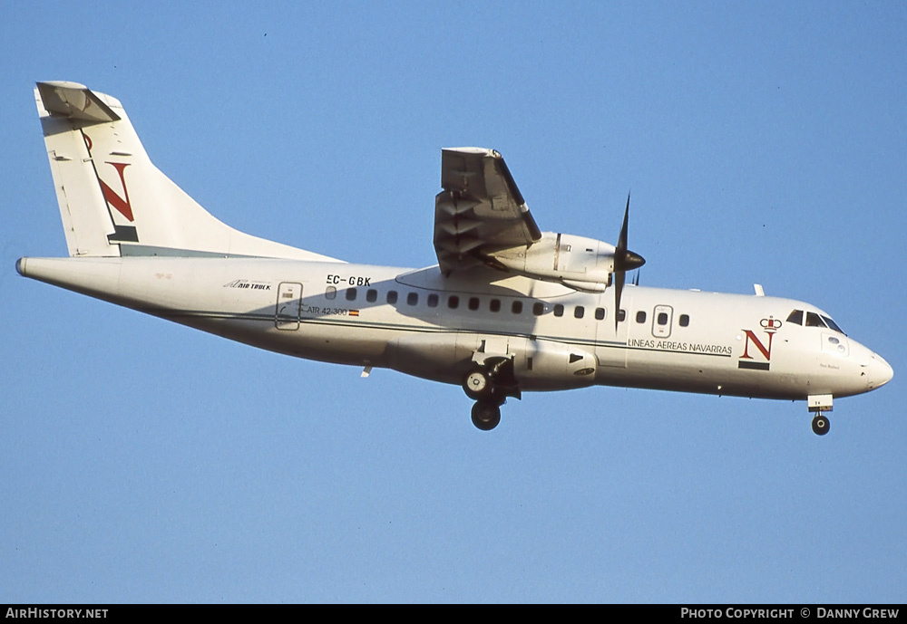 Aircraft Photo of EC-GBK | ATR ATR-42-320 | Líneas Aéreas Navarras | AirHistory.net #253194