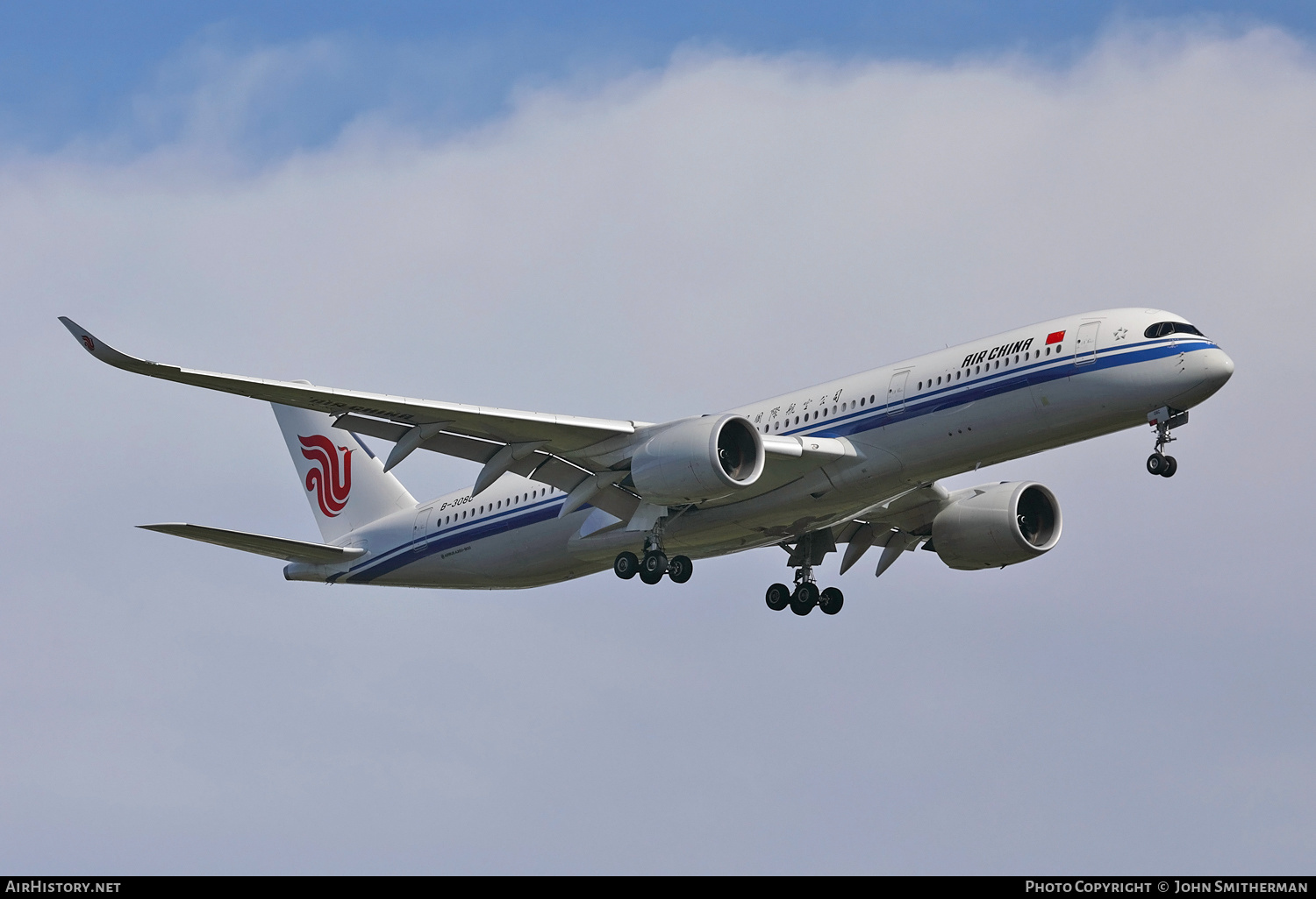 Aircraft Photo of B-308C | Airbus A350-941 | Air China | AirHistory.net #253195