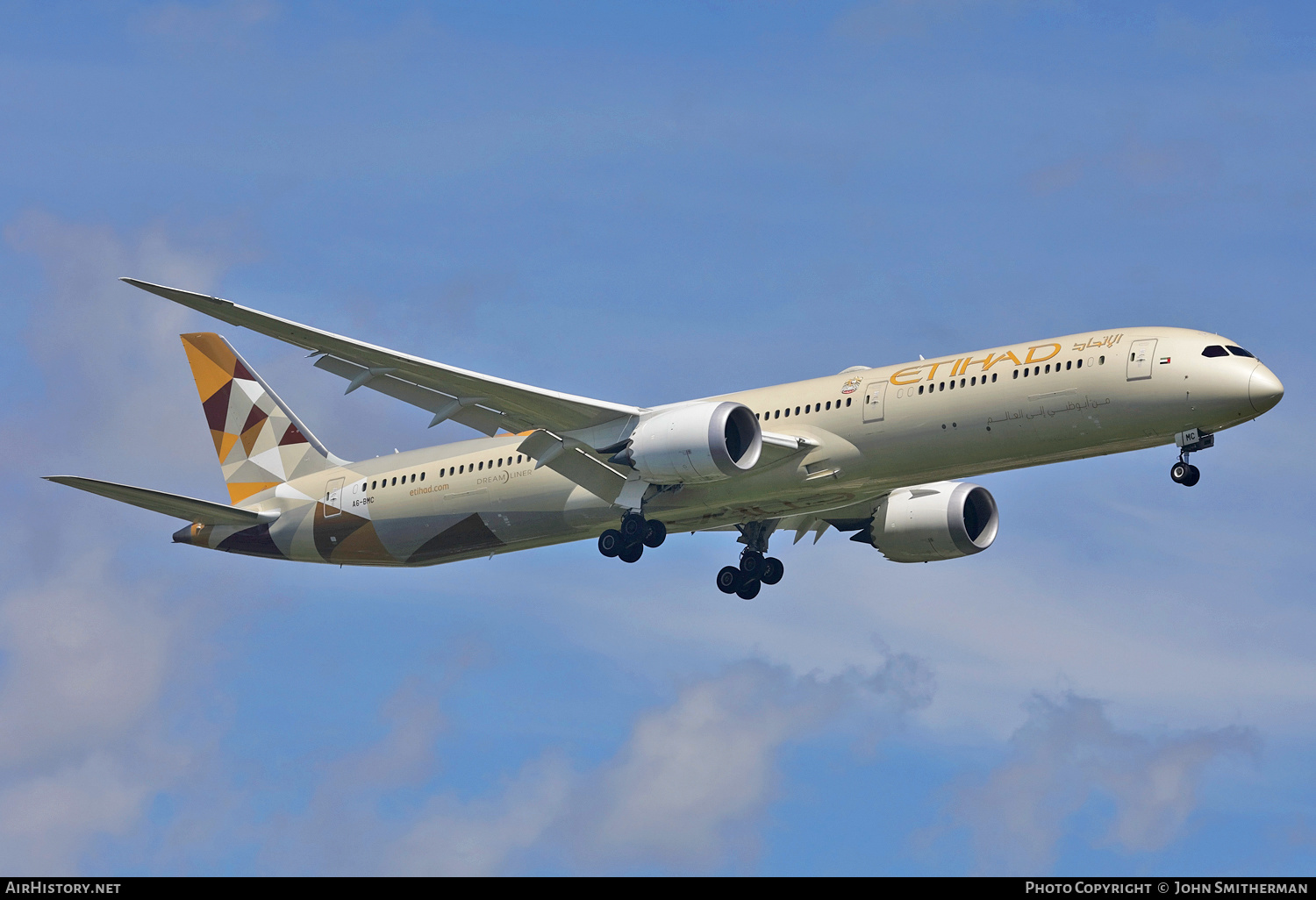 Aircraft Photo of A6-BMC | Boeing 787-10 Dreamliner | Etihad Airways | AirHistory.net #253203