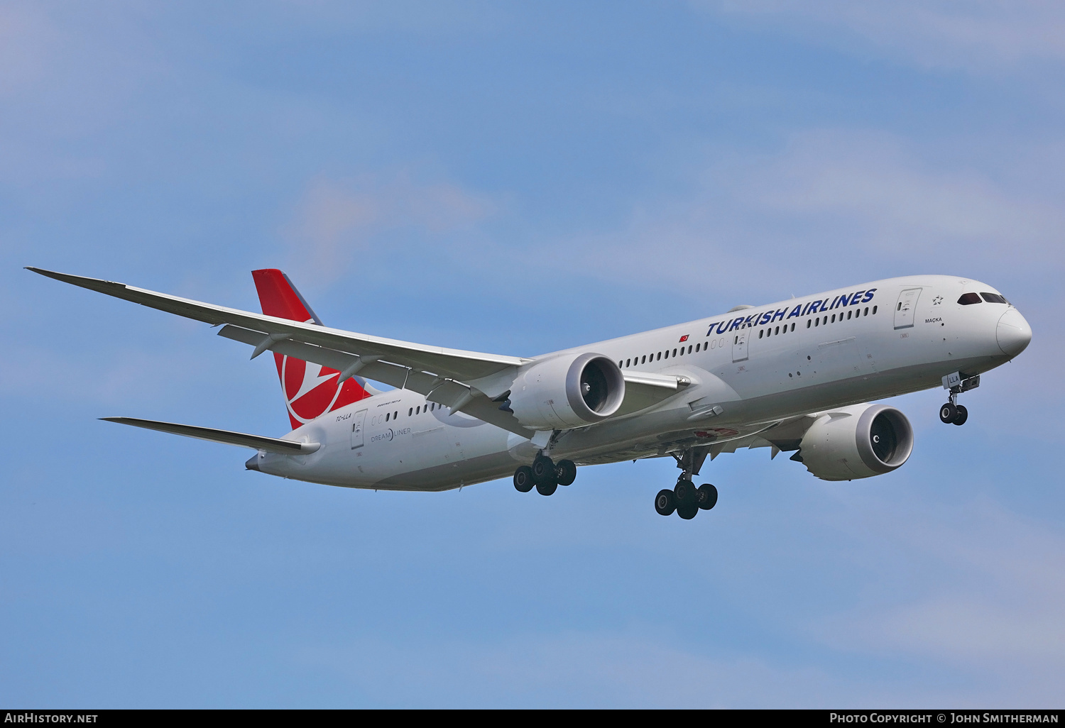 Aircraft Photo of TC-LLA | Boeing 787-9 Dreamliner | Turkish Airlines | AirHistory.net #253204