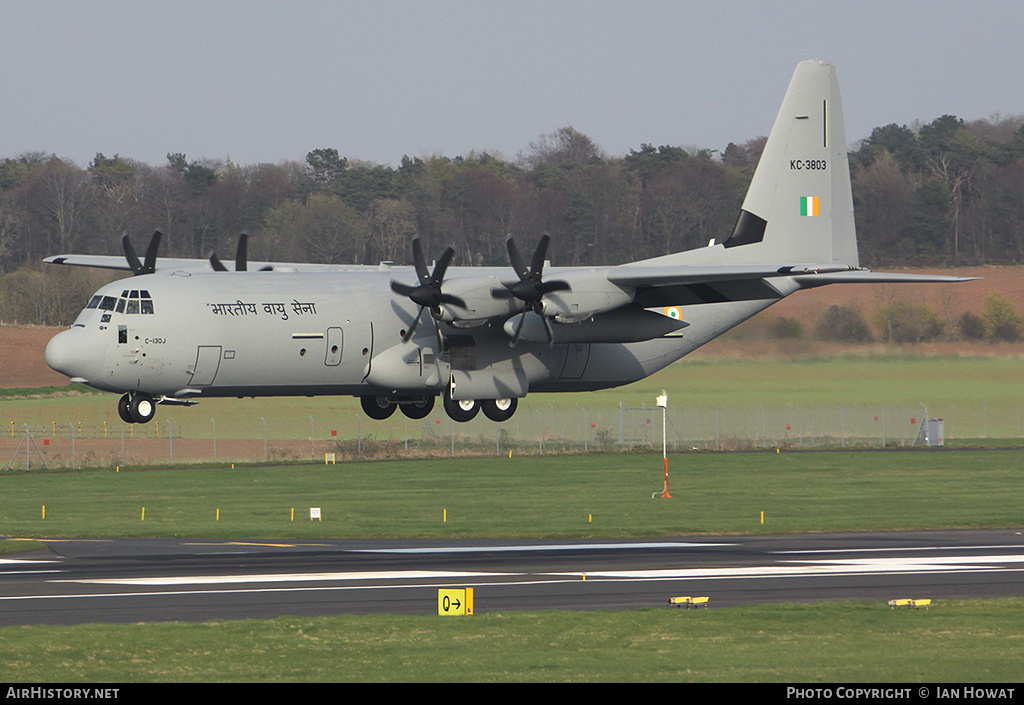 Aircraft Photo of KC-3803 | Lockheed Martin C-130J-30 Hercules | India - Air Force | AirHistory.net #253206