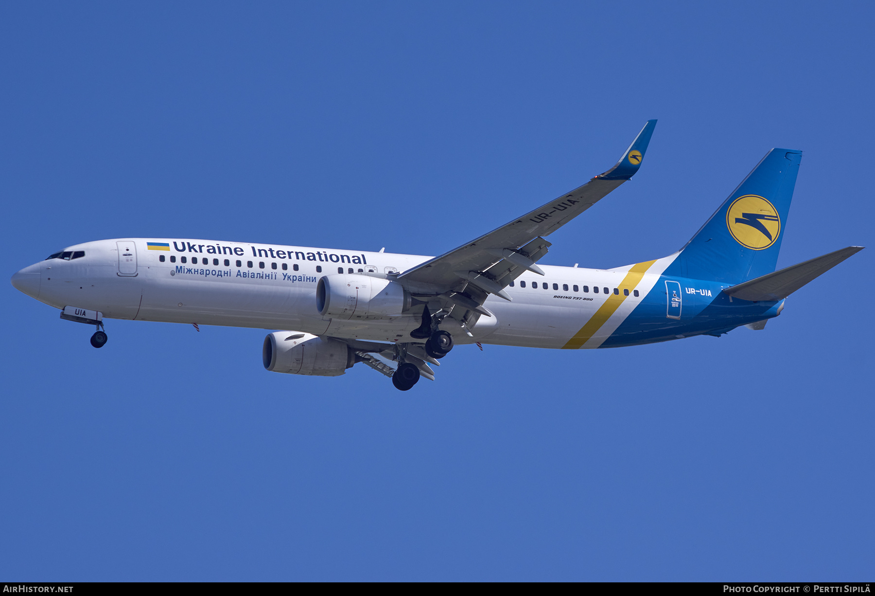 Aircraft Photo of UR-UIA | Boeing 737-8KV | Ukraine International Airlines | AirHistory.net #253224