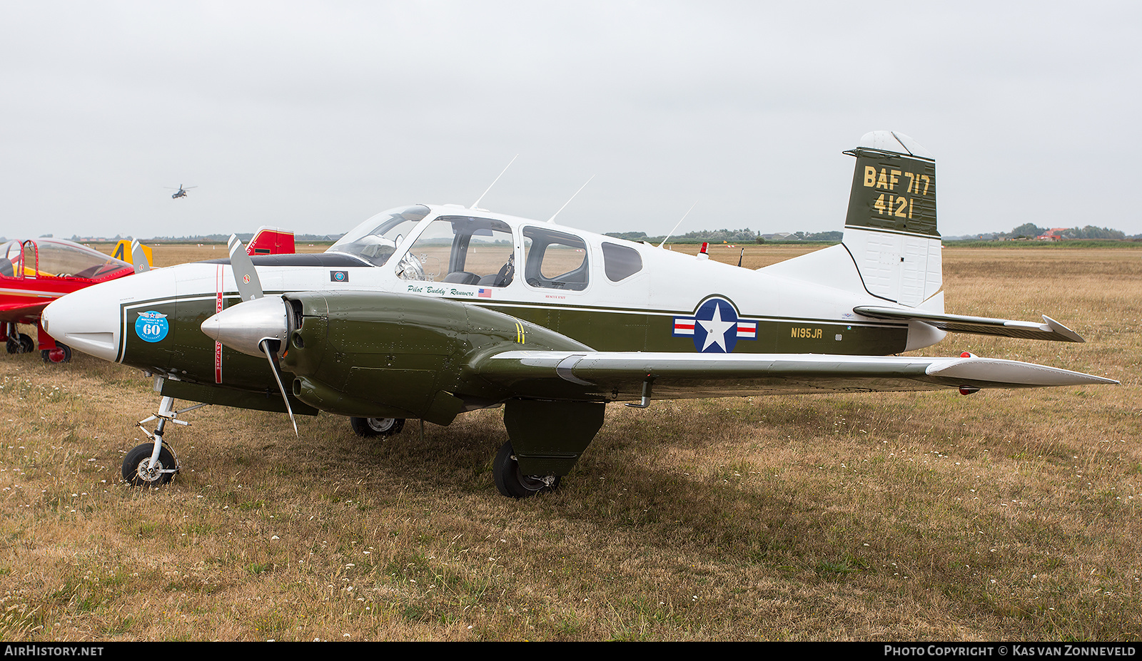 Aircraft Photo of N195JR / BAF7174121 | Beech 95 Travel Air | USA - Army | AirHistory.net #253237