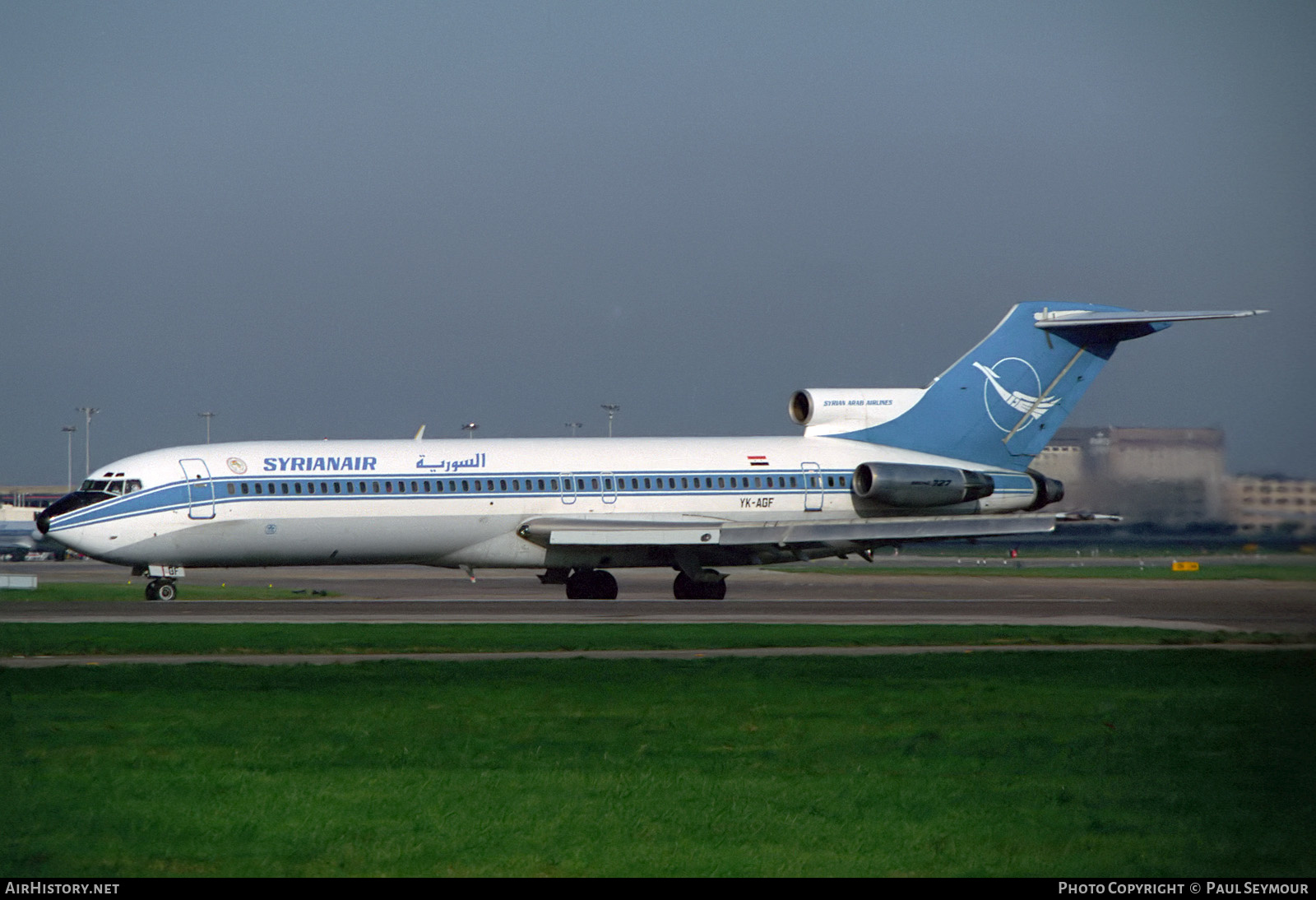 Aircraft Photo of YK-AGF | Boeing 727-269/Adv | Syrian Air - Syrian Arab Airlines | AirHistory.net #253250