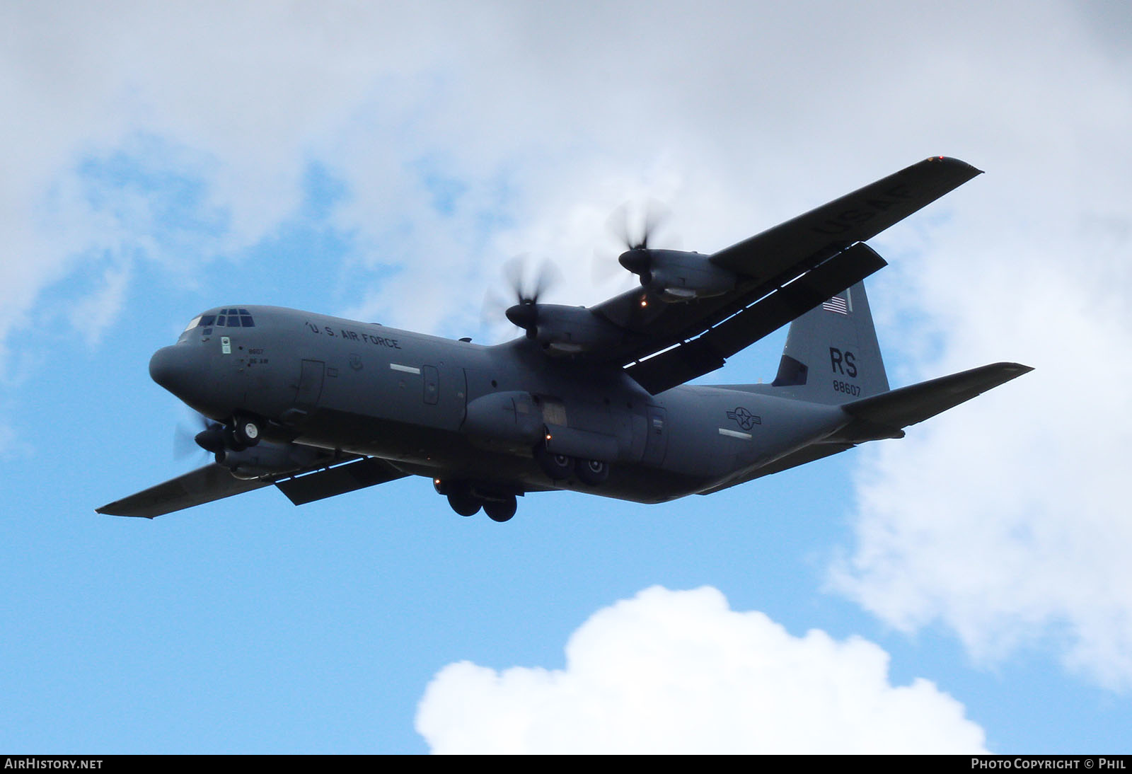 Aircraft Photo of 08-8607 / 88607 | Lockheed Martin C-130J-30 Hercules | USA - Air Force | AirHistory.net #253274