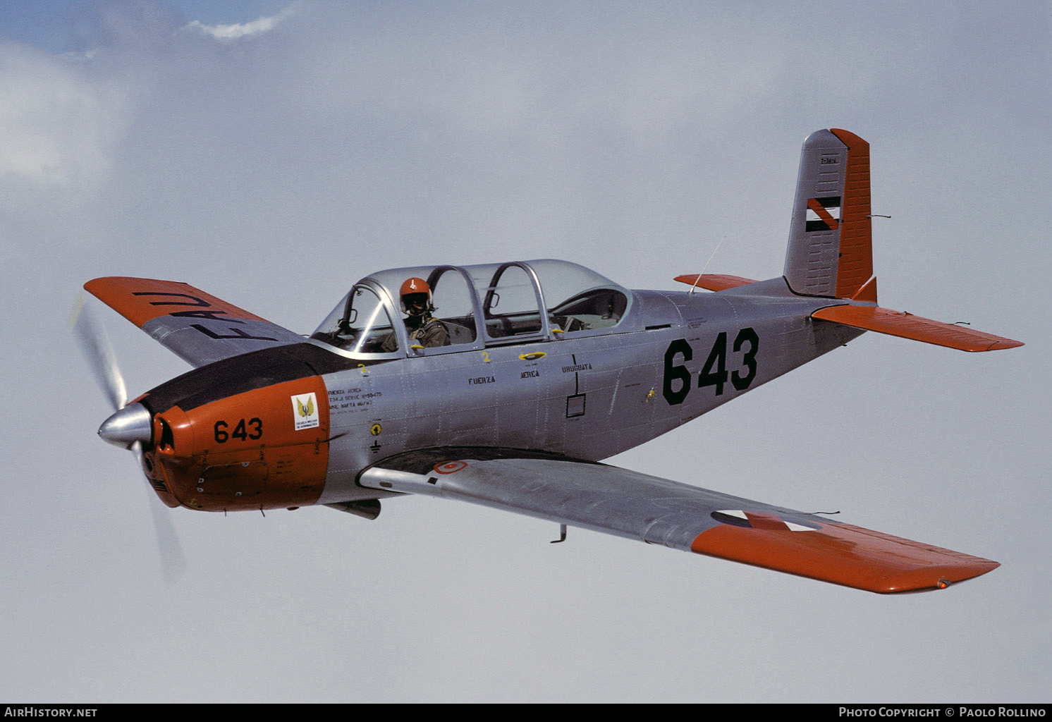 Aircraft Photo of 643 | Beech T-34A Mentor (45) | Uruguay - Air Force | AirHistory.net #253285