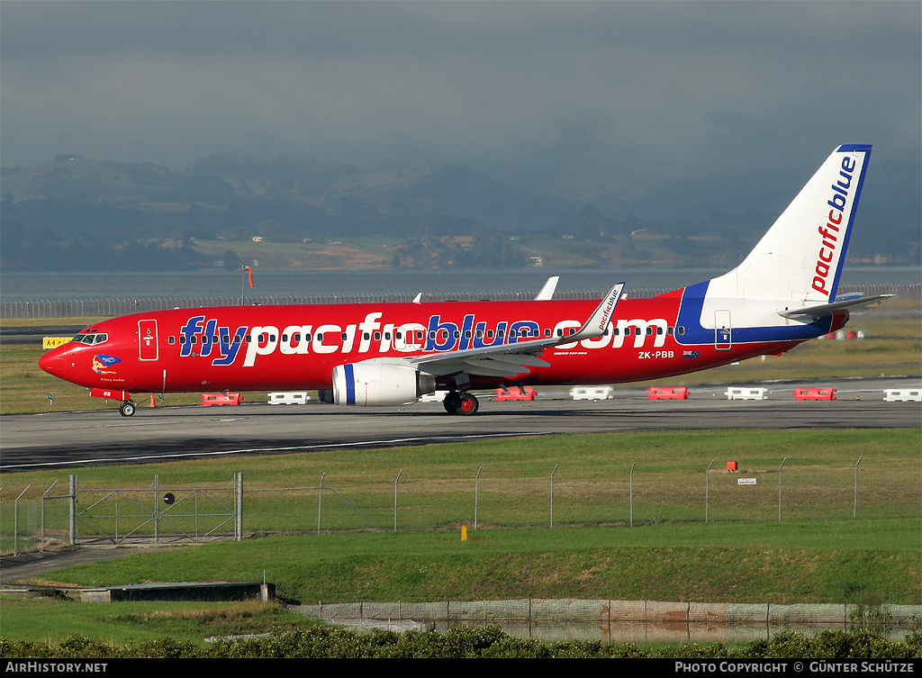 Aircraft Photo of ZK-PBB | Boeing 737-8FE | Pacific Blue Airlines | AirHistory.net #253286