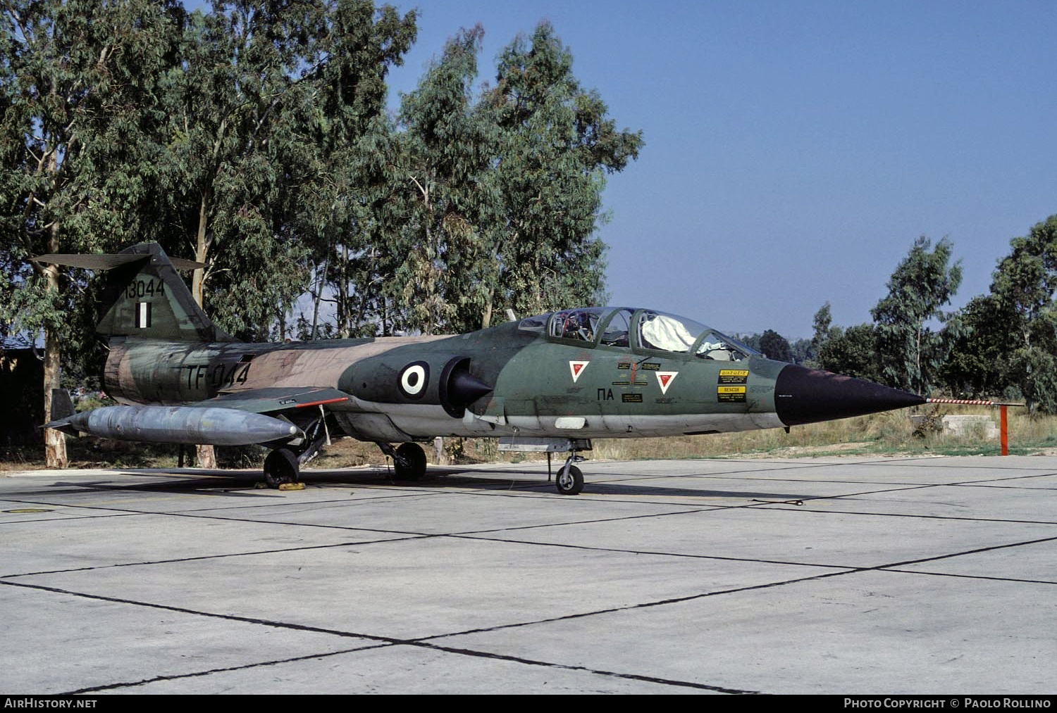Aircraft Photo of 13044 | Lockheed TF-104G Starfighter | Greece - Air Force | AirHistory.net #253293