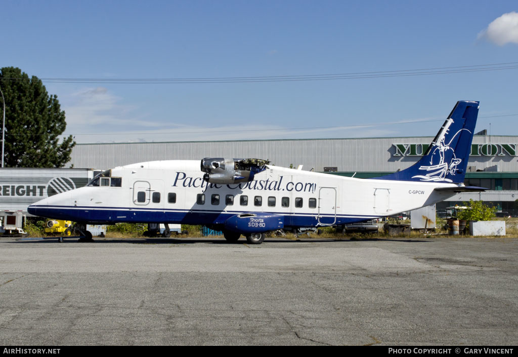 Aircraft Photo of C-GPCW | Short 360-100 | Pacific Coastal Airlines | AirHistory.net #253304