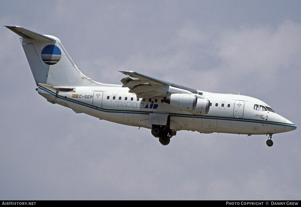Aircraft Photo of EC-GEP | British Aerospace BAe-146-100 | Paukn Air | AirHistory.net #253320