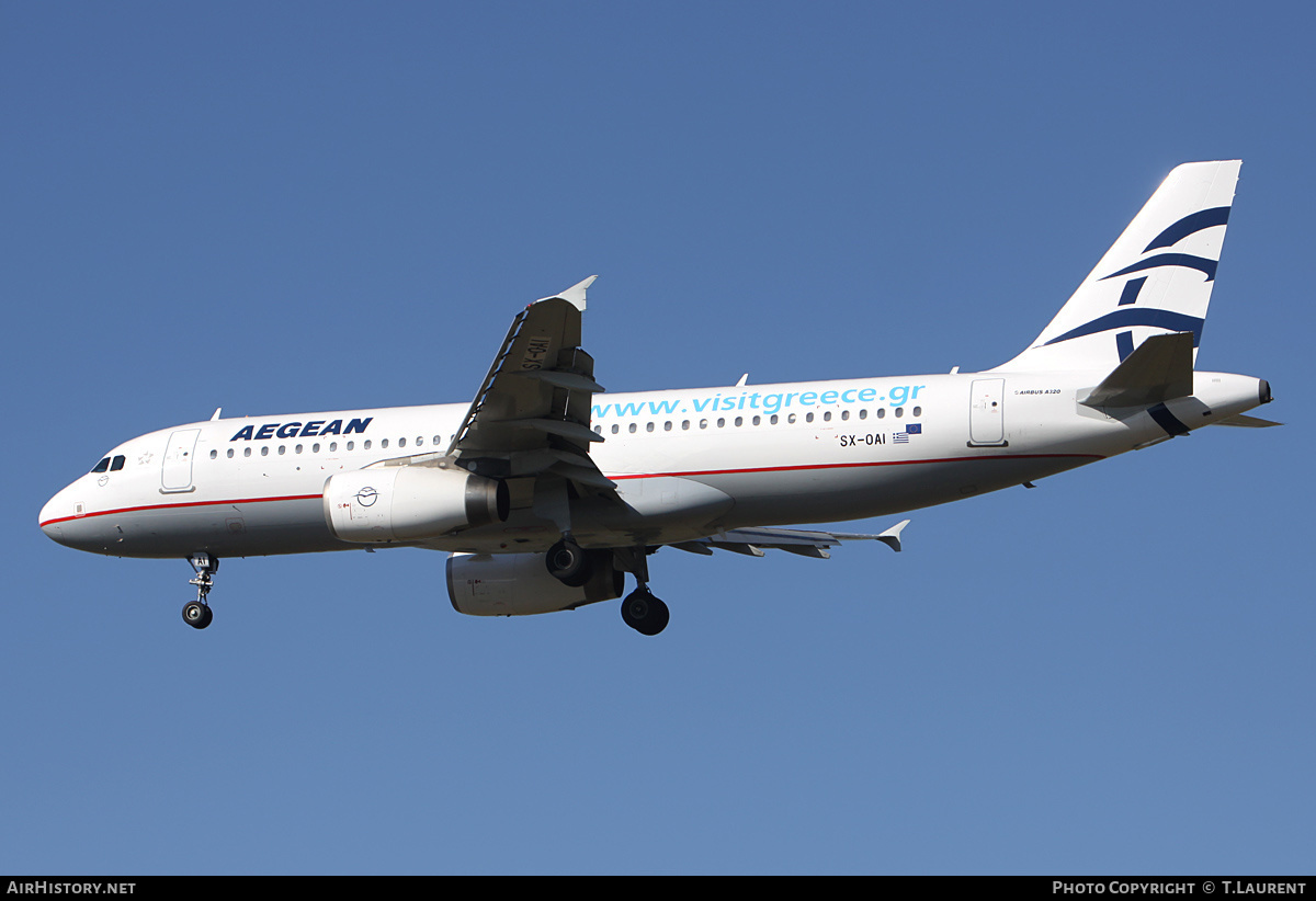 Aircraft Photo of SX-OAI | Airbus A320-232 | Aegean Airlines | AirHistory.net #253332