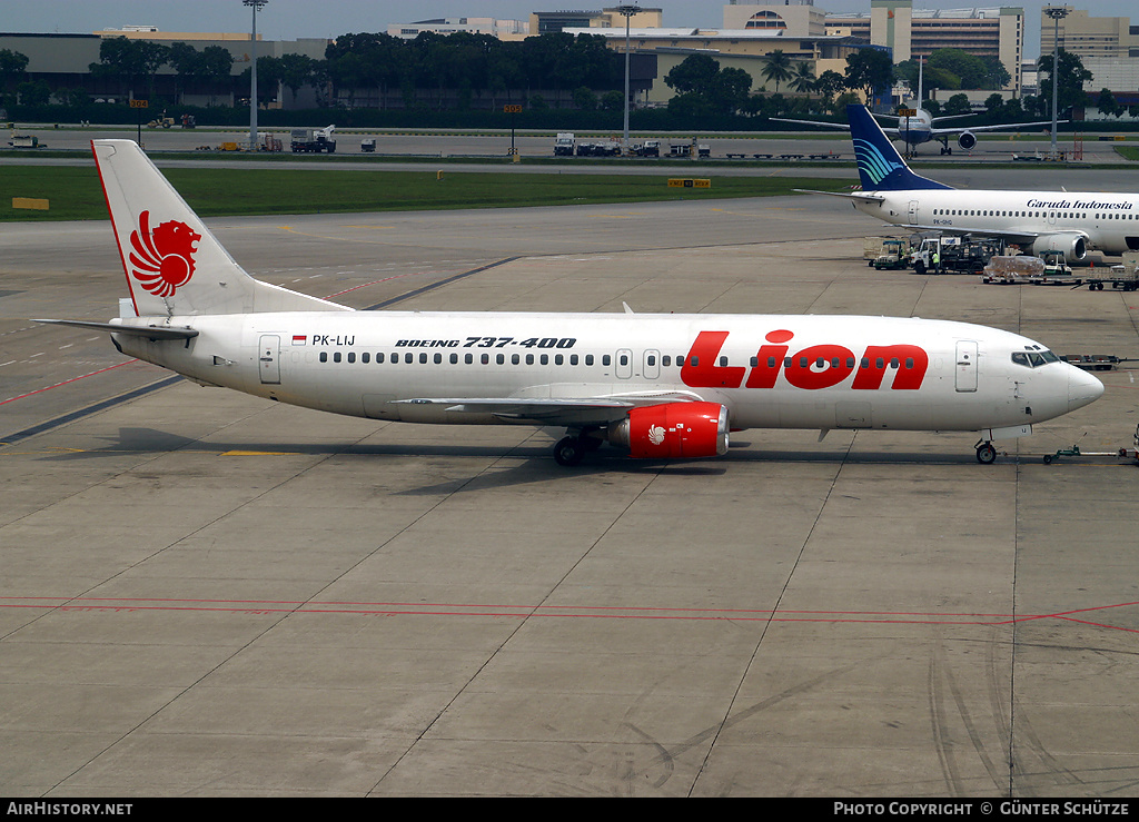 Aircraft Photo of PK-LIJ | Boeing 737-4Y0 | Lion Air | AirHistory.net #253336