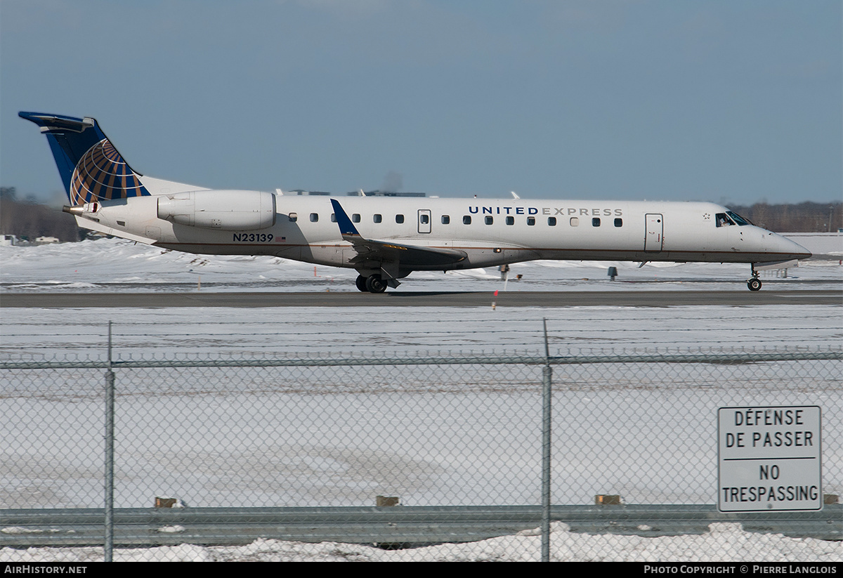 Aircraft Photo of N23139 | Embraer ERJ-145XR (EMB-145XR) | United Express | AirHistory.net #253338