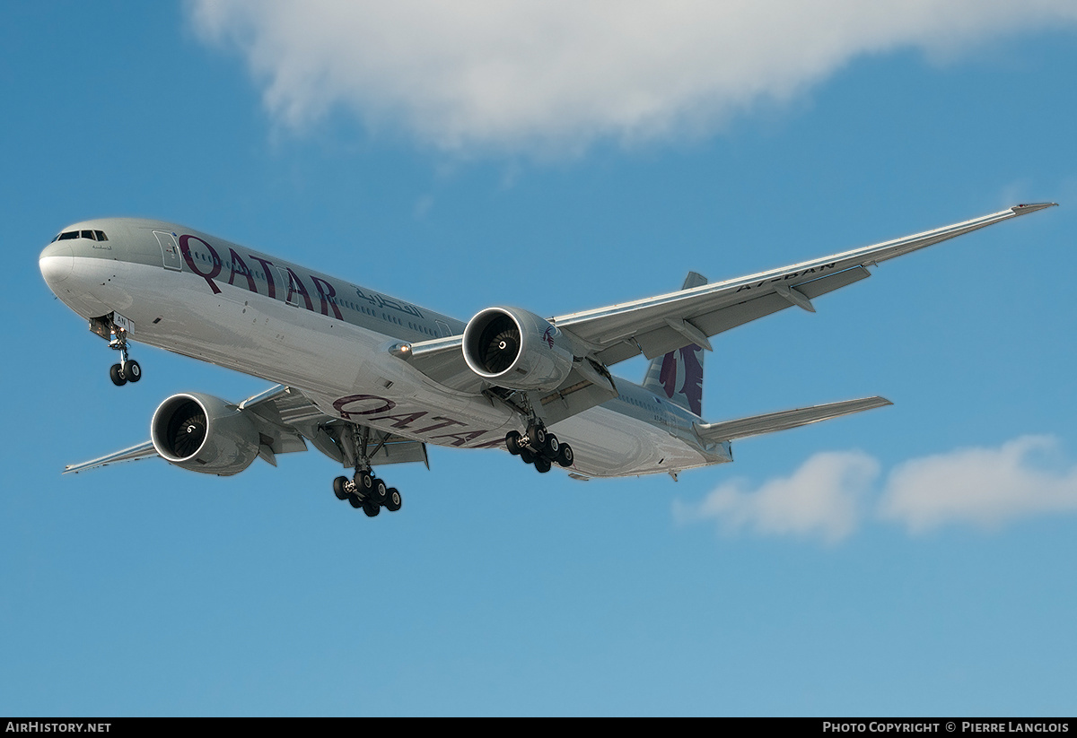 Aircraft Photo of A7-BAN | Boeing 777-3DZ/ER | Qatar Airways | AirHistory.net #253346
