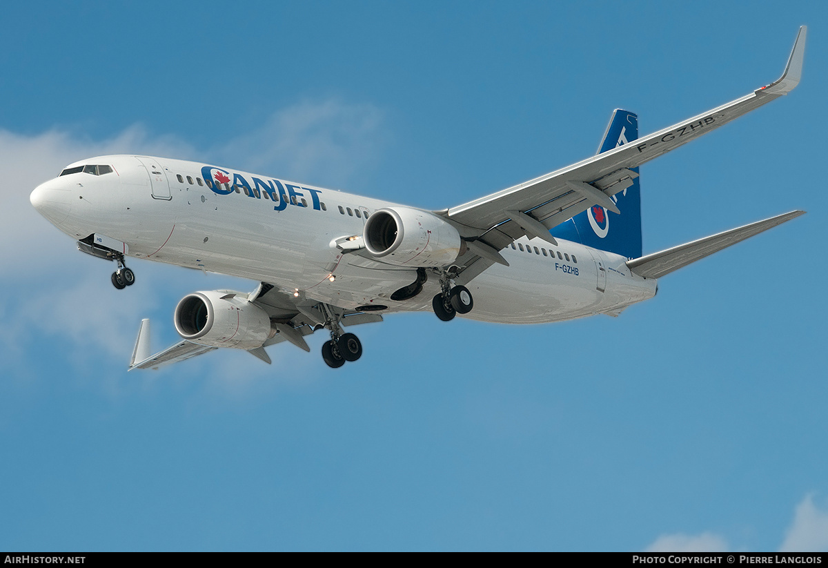 Aircraft Photo of F-GZHB | Boeing 737-8GJ | CanJet Airlines | AirHistory.net #253349