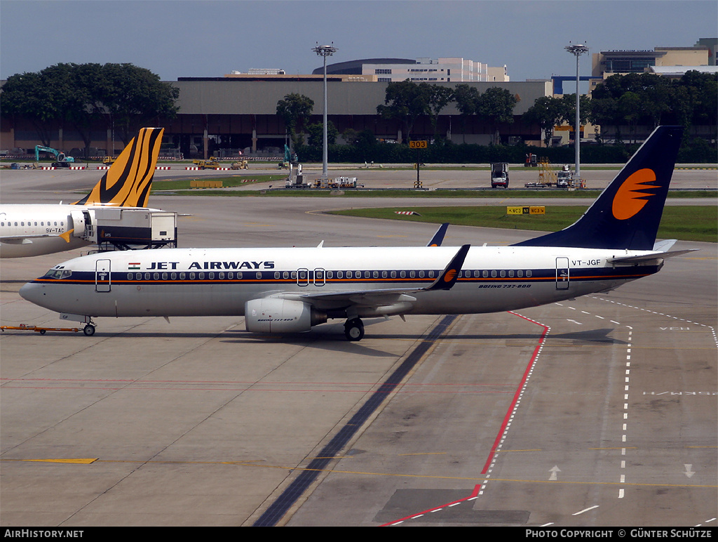 Aircraft Photo of VT-JGF | Boeing 737-8FH | Jet Airways | AirHistory.net #253354