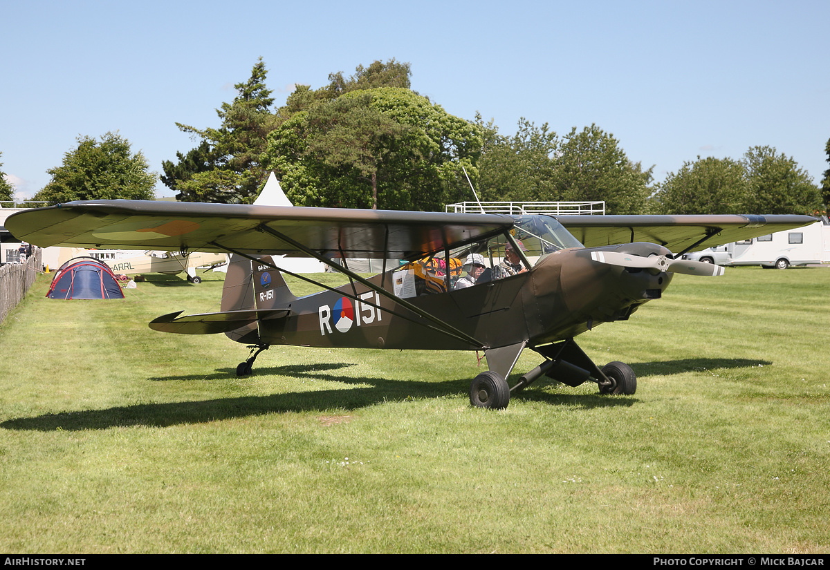 Aircraft Photo of G-BIYR / R-151 | Piper L-21B Super Cub | Netherlands - Air Force | AirHistory.net #253382