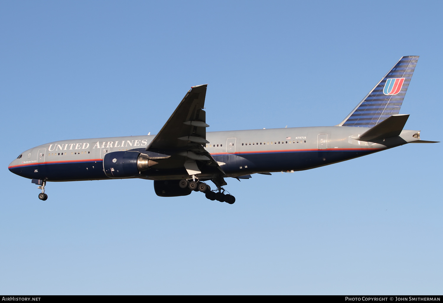 Aircraft Photo of N797UA | Boeing 777-222/ER | United Airlines | AirHistory.net #253389