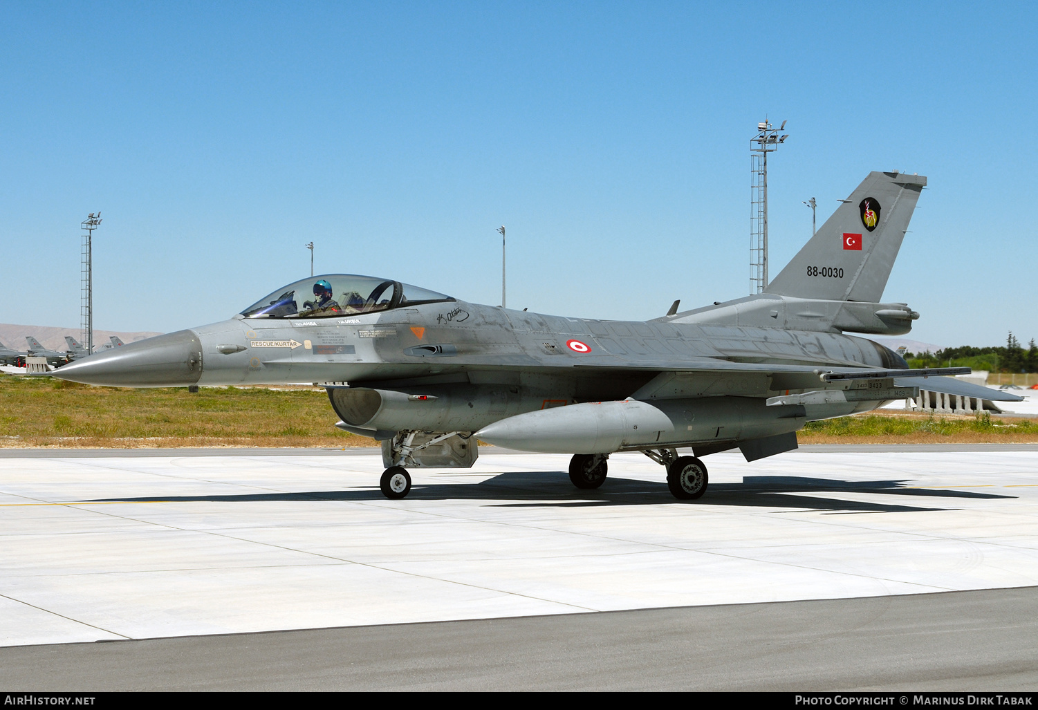 Aircraft Photo of 88-0030 | General Dynamics F-16C Fighting Falcon | Turkey - Air Force | AirHistory.net #253402
