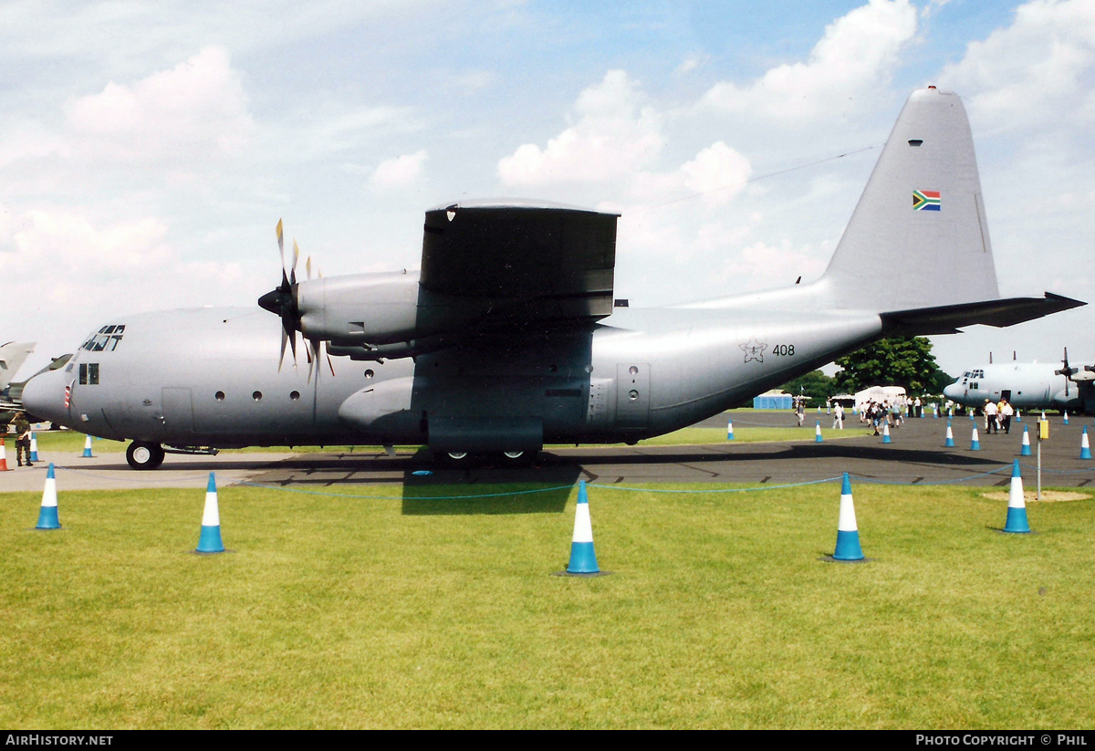 Aircraft Photo of 408 | Lockheed C-130BZ Hercules (L-282) | South Africa - Air Force | AirHistory.net #253411